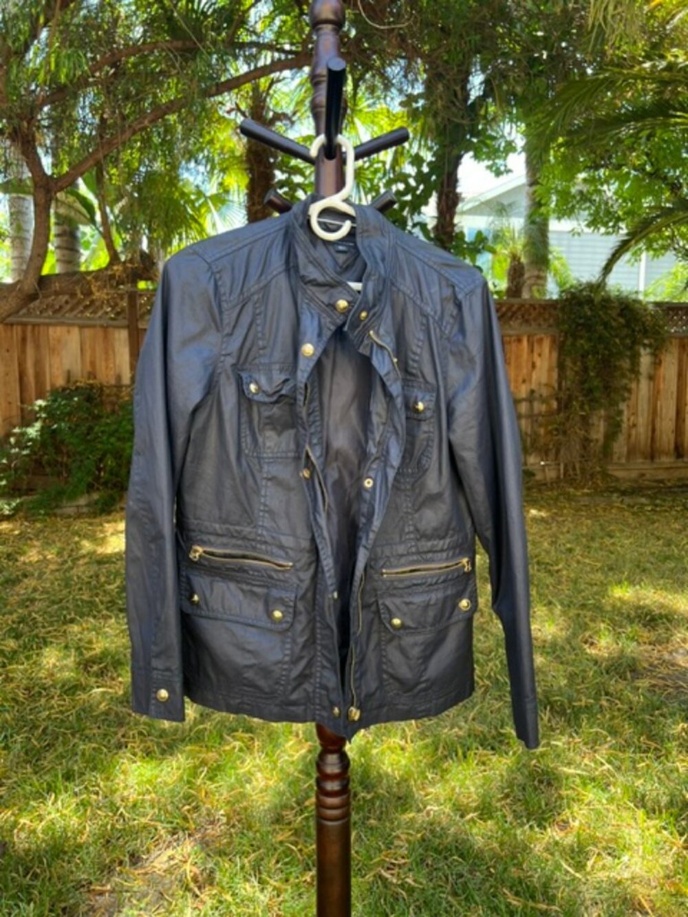 Tommy Hilfiger navy utility jacket SZ L